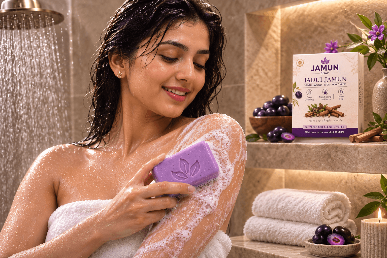 Jamun Soap β Pure Ayurvedic Organic Antioxidant Bar