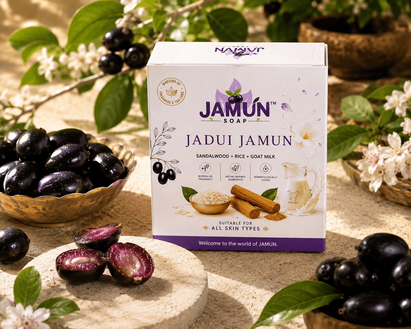 Rich Jamun Berry Fruit Extract - Ellagic Acid & Antioxidants
