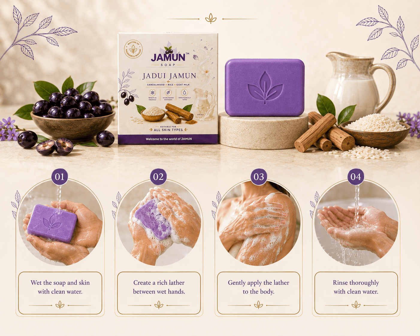 Handcrafted Herbal Ayurvedic Jamun Extraction Process